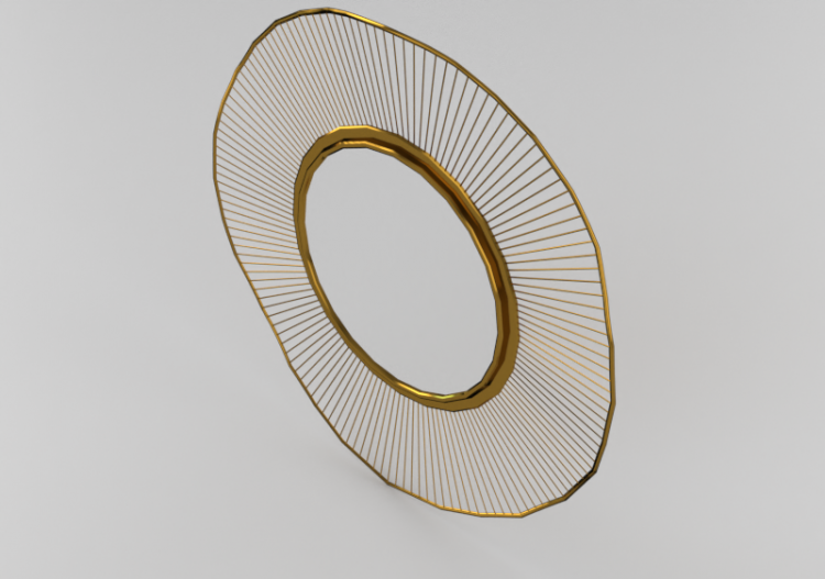 Accessoires 3D - Miroir rond - Kare - 82621 - ACCA software