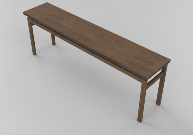 Tables 3D - Table en bois - Schuster - P&B - ACCA software