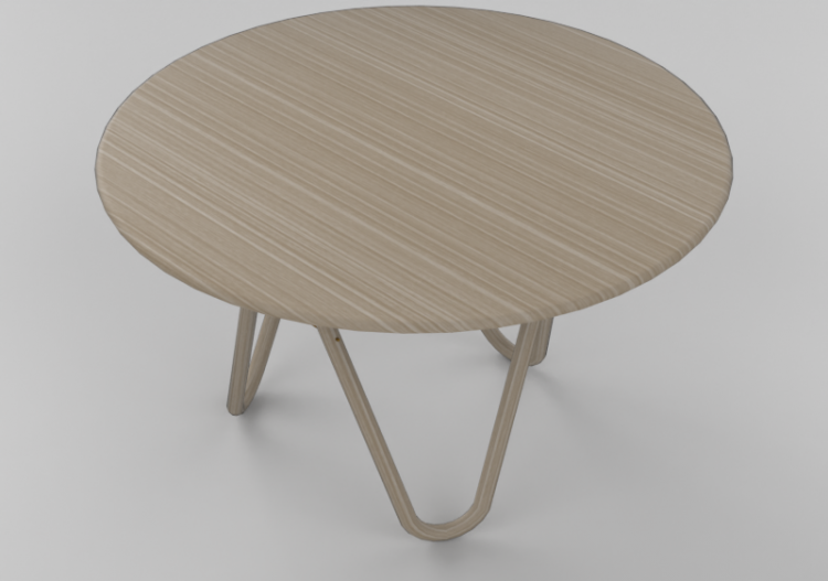 3D Tables - Wooden table - Schuster - Bowl - ACCA software