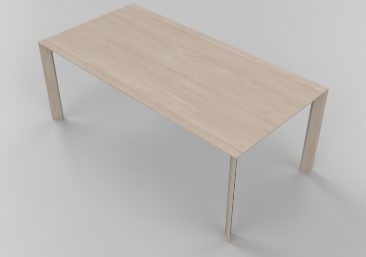 3D Tisch - Holztisch - Schuster - Arestas - ACCA software