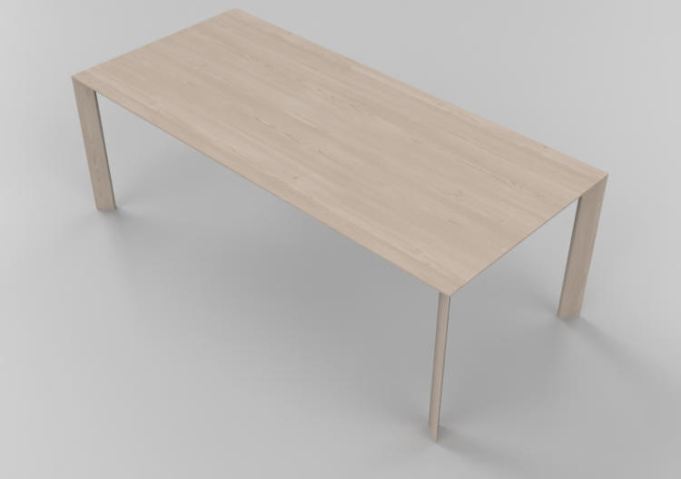 Mesas 3D - Mesa de madera - Schuster - Arestas - ACCA...