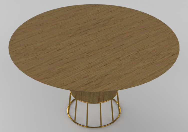 Mesas 3D - Mesa de madeira - Schuster - Barril - ACCA...