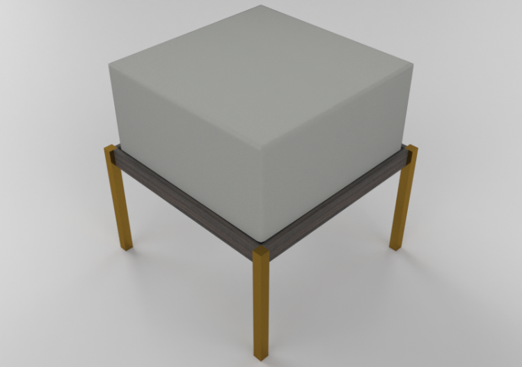 Cadeira 3D - Banqueta de madeira - Schuster - Certo - ACCA...