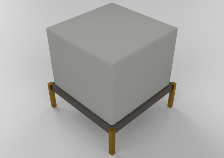 Cadeira 3D - Banqueta de madeira - Schuster - Certo - ACCA...