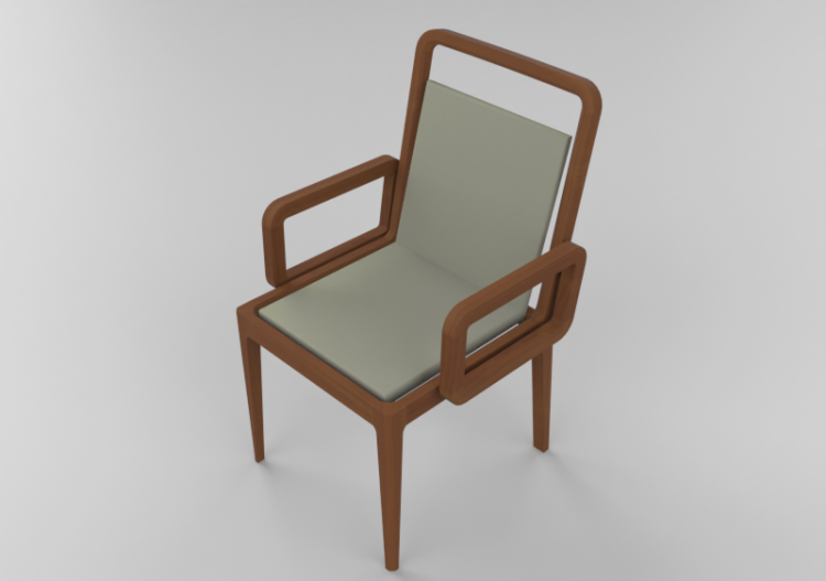 Sillas 3D - Silla de madera - Schuster - Contornos - ACCA...