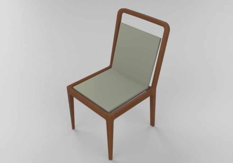 Sillas 3D - Silla de madera - Schuster - Contornos - ACCA...