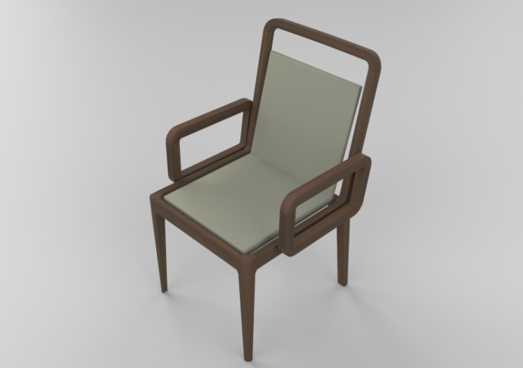 Sillas 3D - Silla de madera - Schuster - Contornos - ACCA...