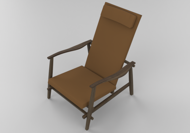 Poltronas y Sofás 3D - Poltrona de tela - Schuster -...