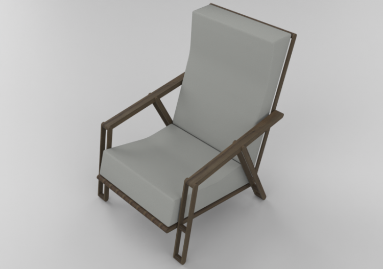 Poltronas y Sofás 3D - Poltrona de tela - Schuster - Flexus...