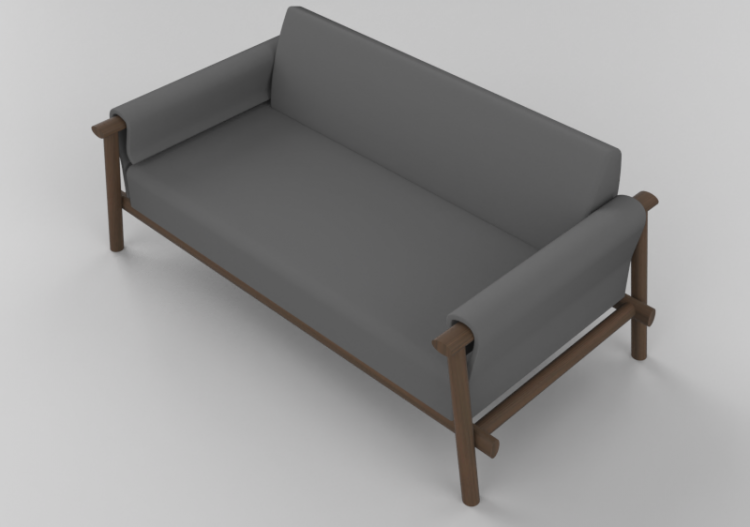 3D Sofa - Fabric sofa - Schuster - Pend - ACCA software