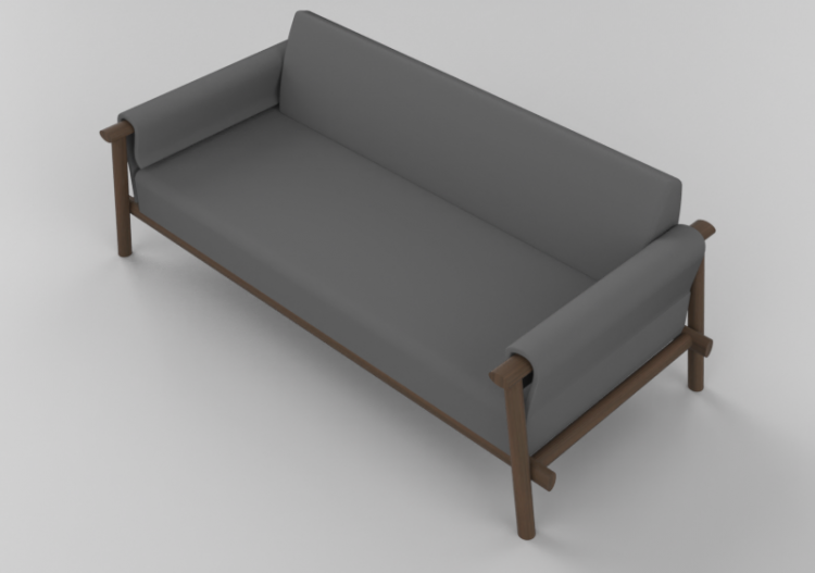 3D Sofa - Fabric sofa - Schuster - Pend - ACCA software