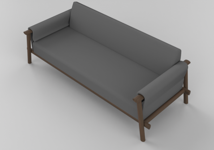 3D Sofa - Fabric sofa - Schuster - Pend - ACCA software