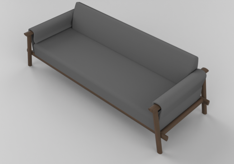 Chairs and Sofas 3D - Fabric sofa - Schuster - Pend - ACCA...