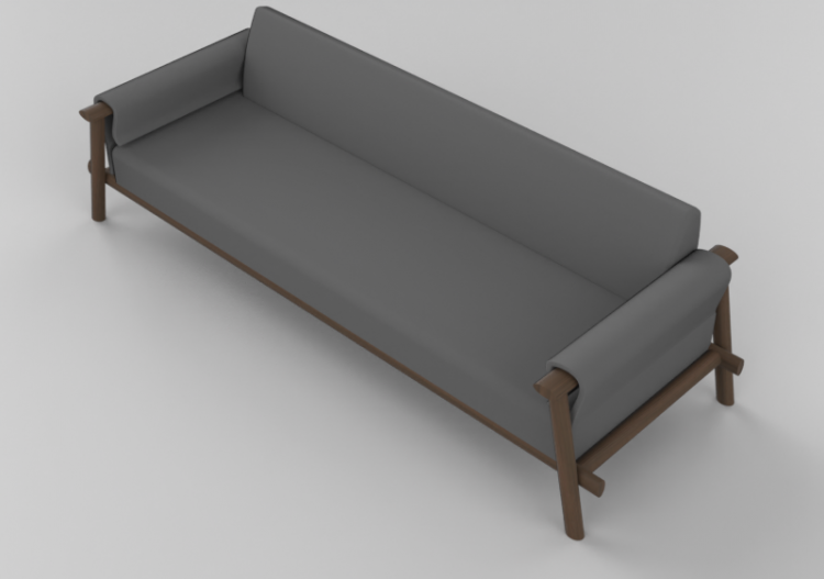 Poltronas y Sofás 3D - Sofá de tela - Schuster - Pend -...