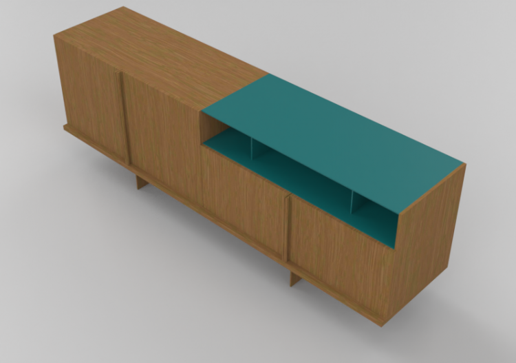 3D Furniture - Wooden buffet - Schuster - Duplicado - ACCA...