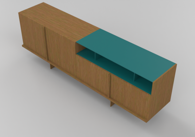 Mobili 3D - Buffet in legno - Schuster - Duplicado - ACCA...