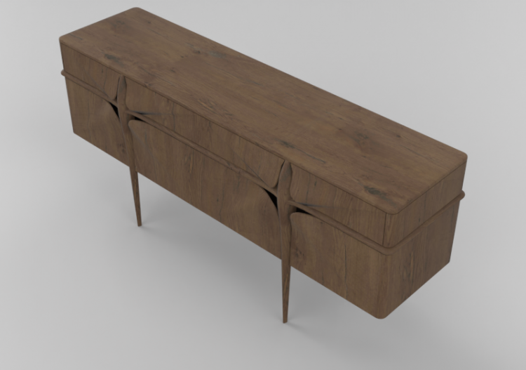 3D Furniture - Wooden buffet - Schuster - Josephine - ACCA...