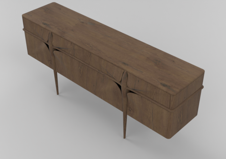 3D Furniture - Wooden buffet - Schuster - Josephine - ACCA...