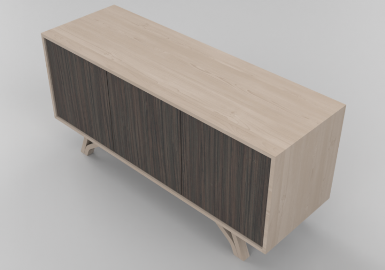Mobili 3D - Buffet in legno - Schuster - Colonia - ACCA...