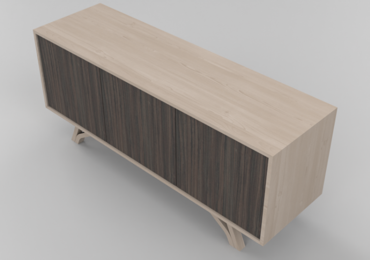 3D Furniture - Wooden buffet - Schuster - Colonia - ACCA...
