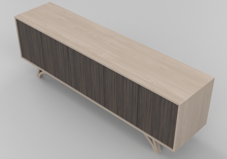 3D Furniture - Wooden buffet - Schuster - Colonia - ACCA...