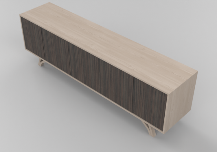 3D Furniture - Wooden buffet - Schuster - Colonia - ACCA...