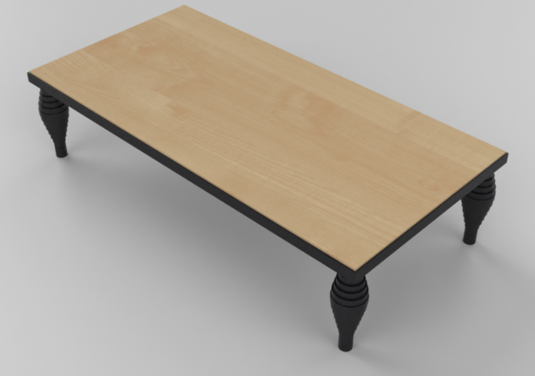 3D Tables - Wooden table - Schuster - Disco - ACCA software