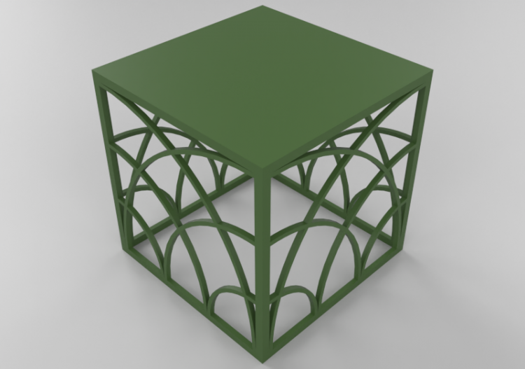 Mesas 3D - Mesa de madera - Schuster - Mandala - ACCA...
