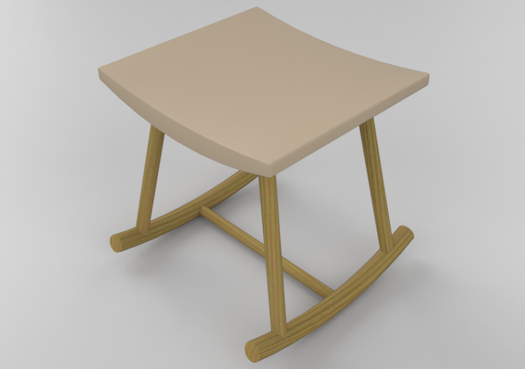 Sedie 3D - Sgabello in legno - Schuster - Nina - ACCA...