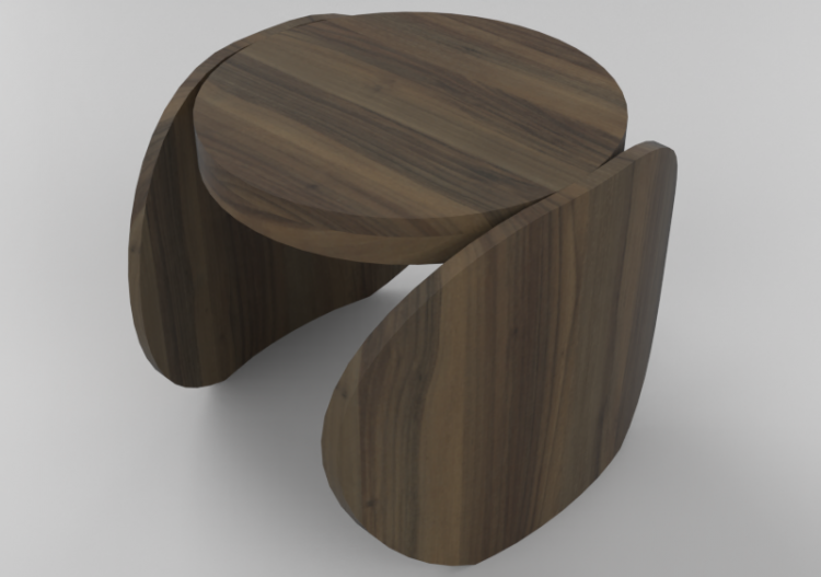 Sedie 3D - Sgabello in legno - Schuster - Portico - ACCA...