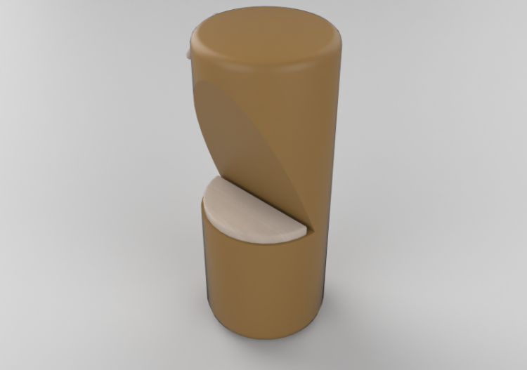 Chaises 3D - Tabouret en bois - Schuster - Tropicalia -...