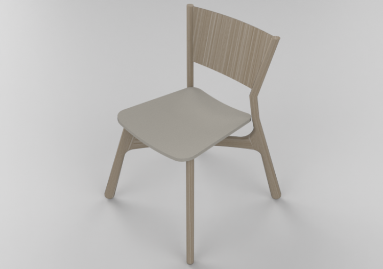 3D Stühle - Holzstuhl - Schuster - Ceiba - ACCA software
