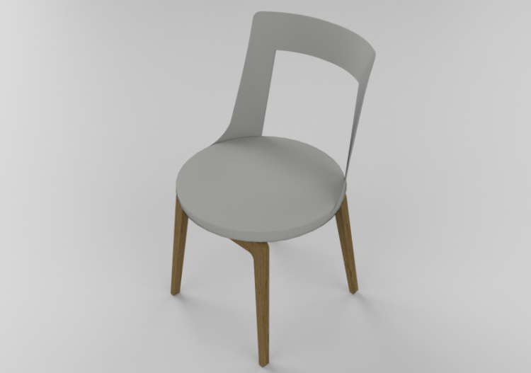 3D Stühle - Holzstuhl - Schuster - Mix - ACCA software