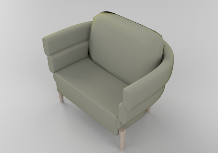 3D Sessel und Sofas - Sessel - Schuster - Tikal - ACCA...