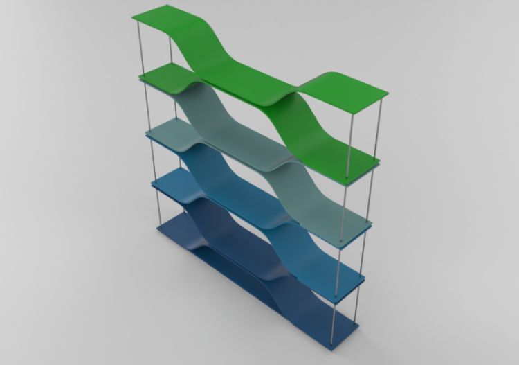 Librerie 3D - Libreria in legno - Schuster - Tropicalia/LL...