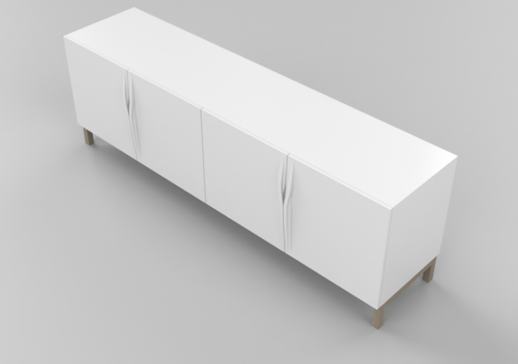 3D Furniture - Wooden Buffet - Schuster - Loop - ACCA...