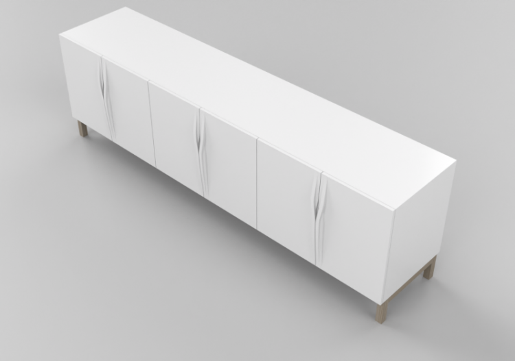 3D Furniture - Wooden Buffet - Schuster - Loop - ACCA...