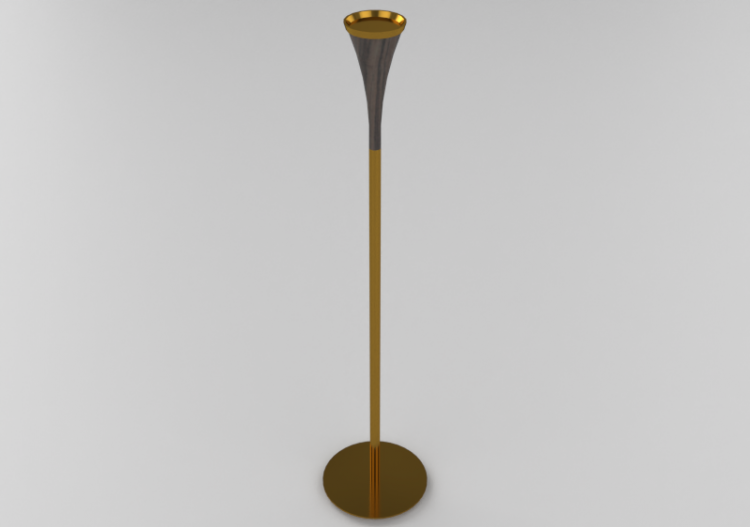 3D Floor lamp - Lamp - Schuster - Chama - ACCA software