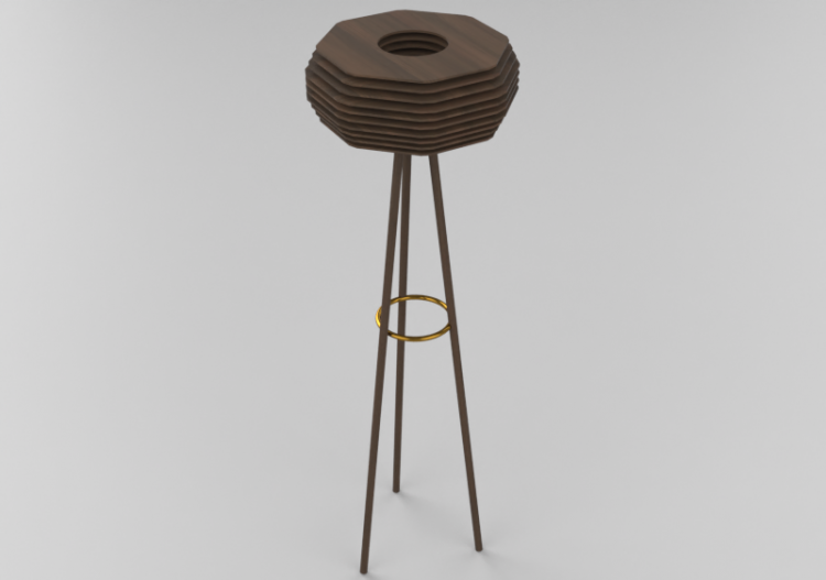 3D Floor lamp - Lamp - Schuster - Jali - ACCA software