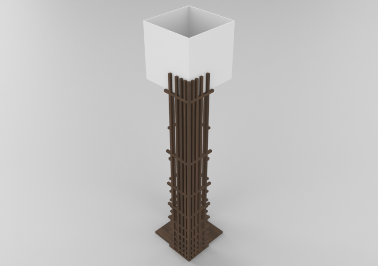 3D Stehlampe - Lampe - Schuster - Net - ACCA software