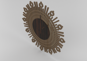 3D Clocks - Wooden Clock - Schuster - Coat
