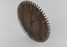 3D Clocks - Wooden Clock - Schuster - Mazat
