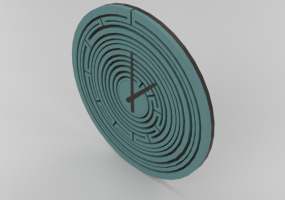 3D Clocks - Wooden Clock - Schuster - Miquiz