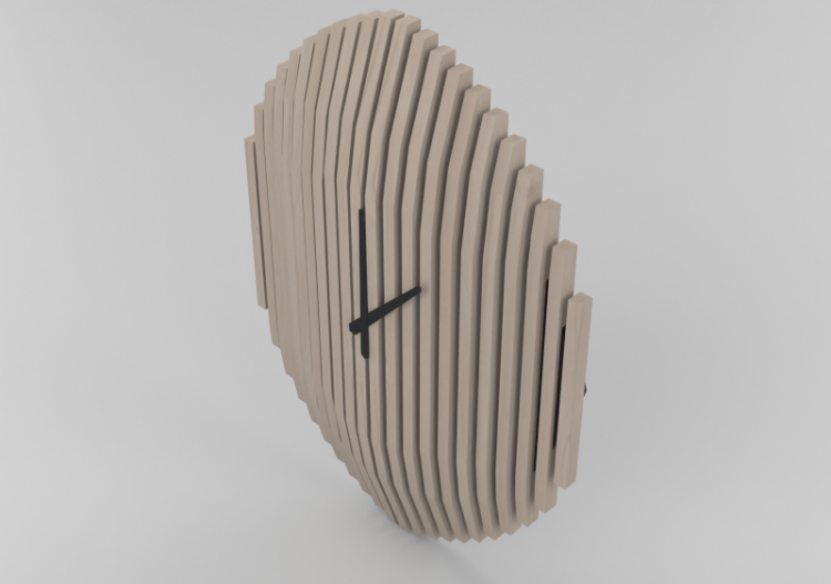 3D Clocks - Wooden Clock - Schuster - Ozomat - ACCA...