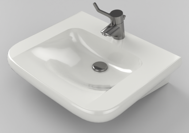 3D Sinks - Wash Basin - Ideal Standard - S2499/A4091AA -...