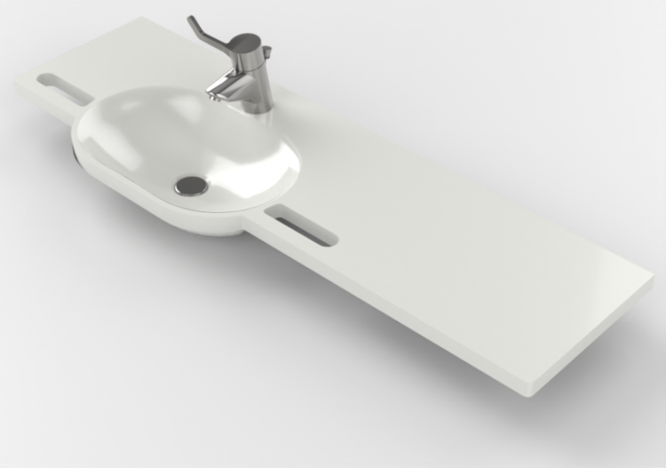 Lavabi 3D - Lavabo per disabili - Hewi - 950.11.201 - ACCA...