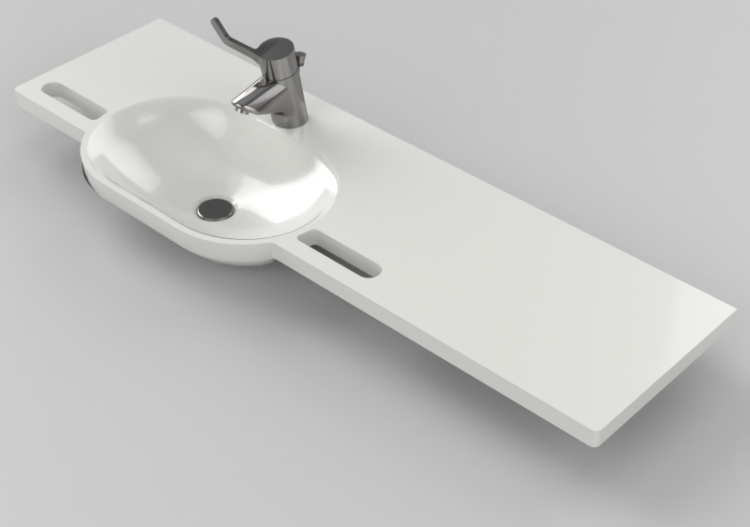 3D Sinks Washbasin for disabled people Hewi