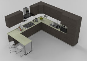 Modelli 3d Arredo Cucina Acca Software