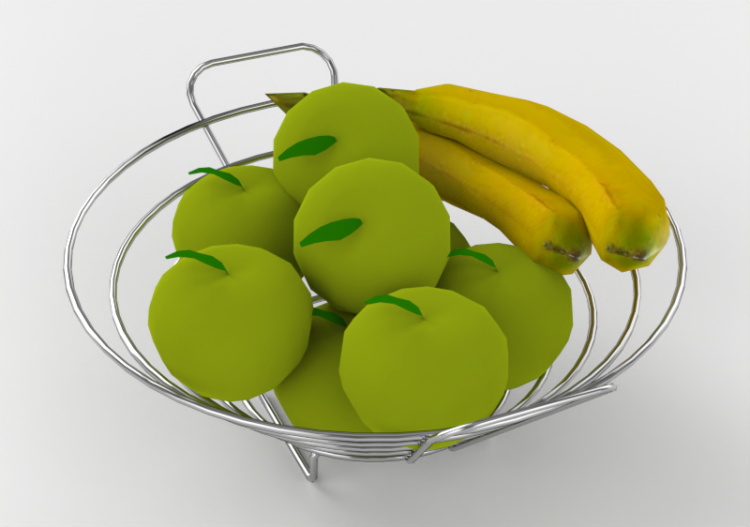 配饰 - Storage box with Apples and Bananas - ACCA software