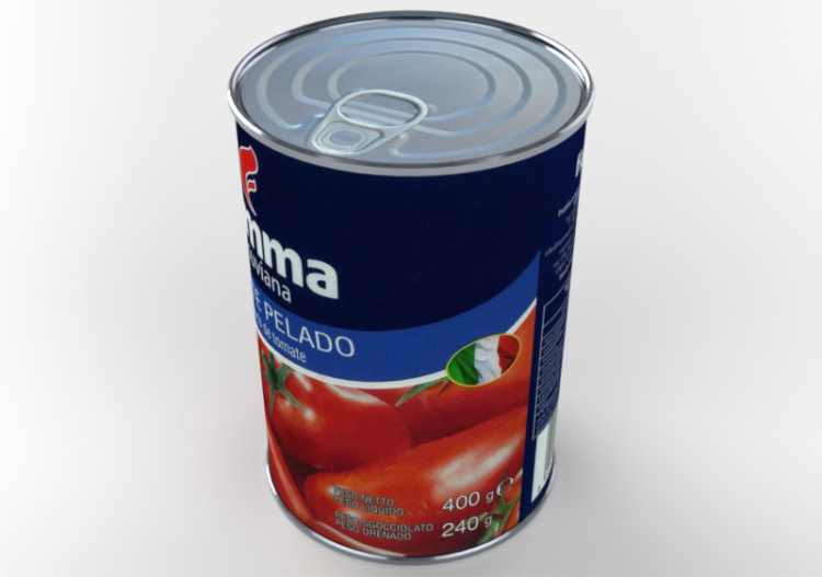 3D Accessories - Can of Tomatoes - ACCA software